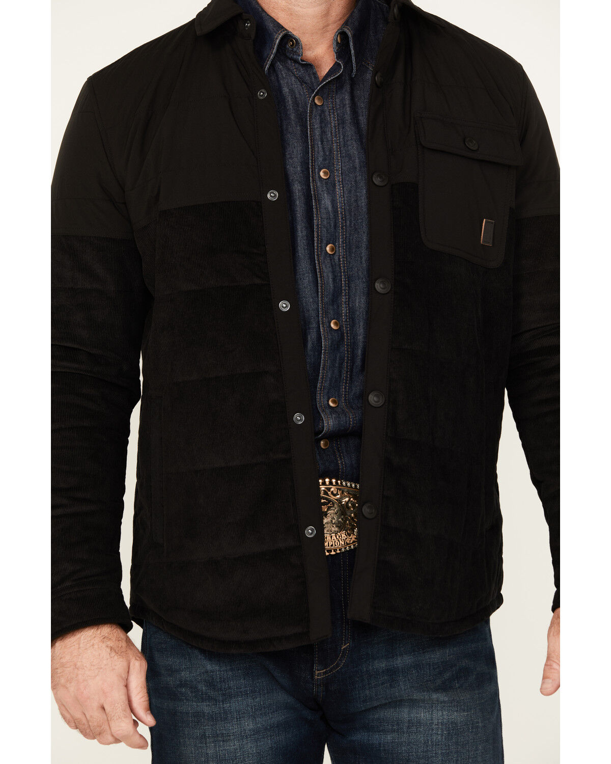 Brothers and Sons Men's Fulton Corduroy Lightweight Puffer Jacket