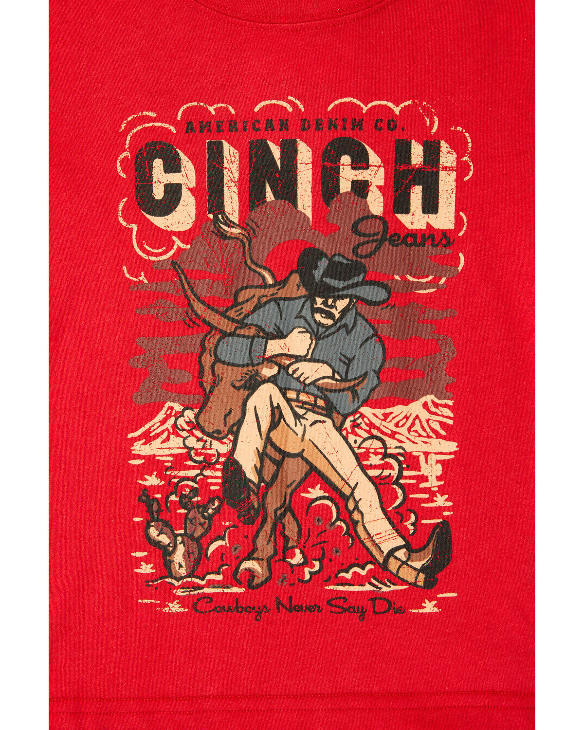 Cinch Toddler Boys' Cowboy Logo Short Sleeve Graphic T-Shirt