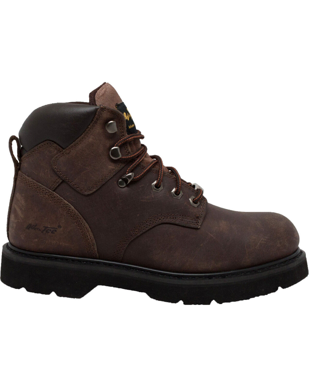 Ad Tec Men's 6" Leather Work Boots - Steel Toe