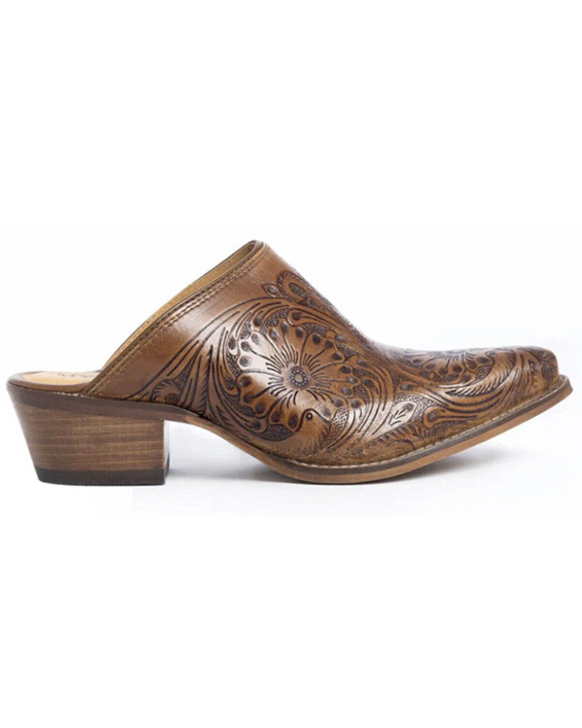 Myra Bag Women's Valeria Hand Tooled Mules