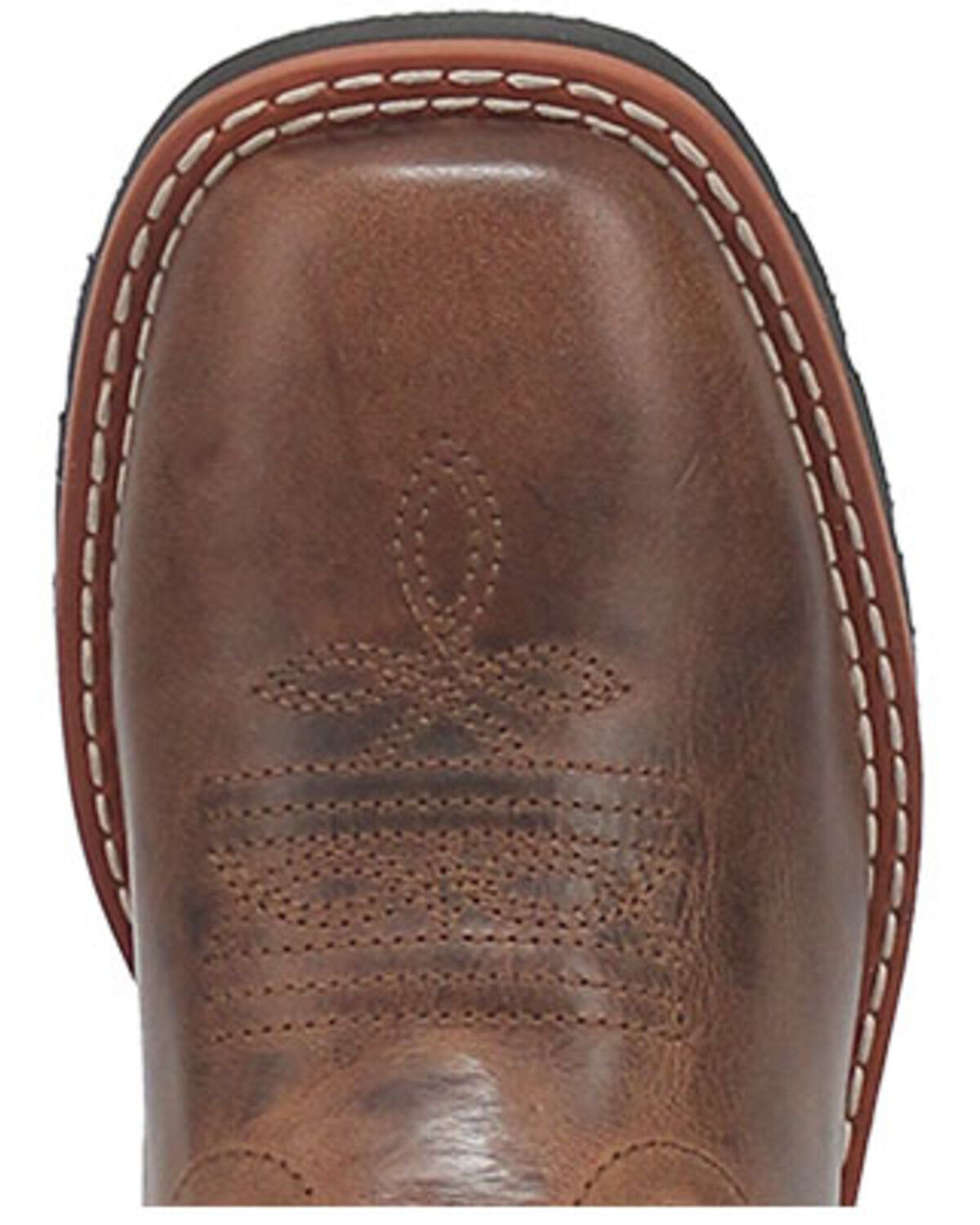 Dan Post Little Boys' Buckin' Around in the Buck Patriotic Western Boots - Broad Square Toe