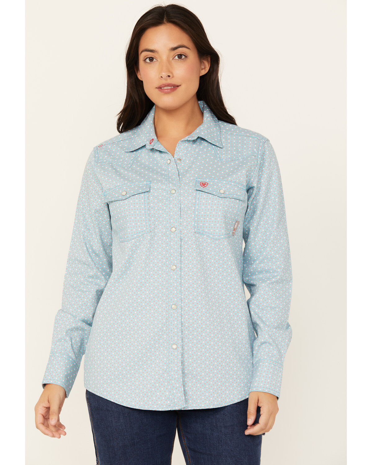 Ariat Women's FR Martlet Long Sleeve Snap Work Shirt