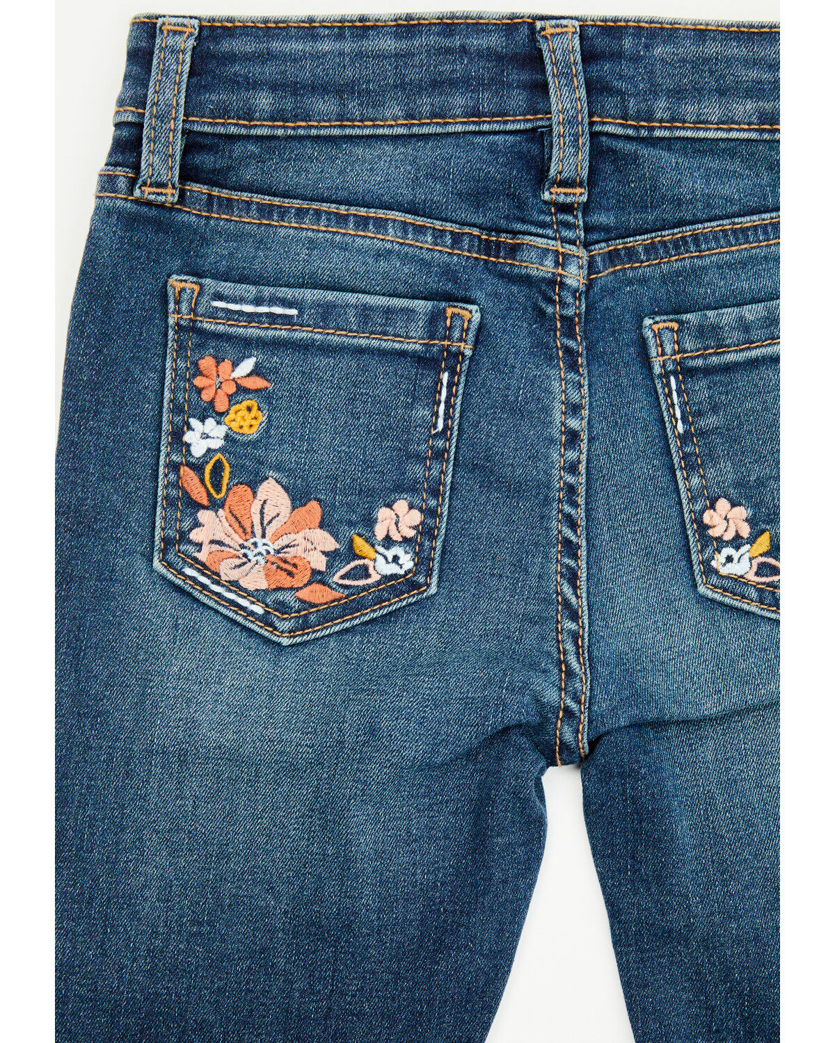 Shyanne Toddler Girls' Shayla Dark Wash Bootcut Stretch Denim Riding Jeans
