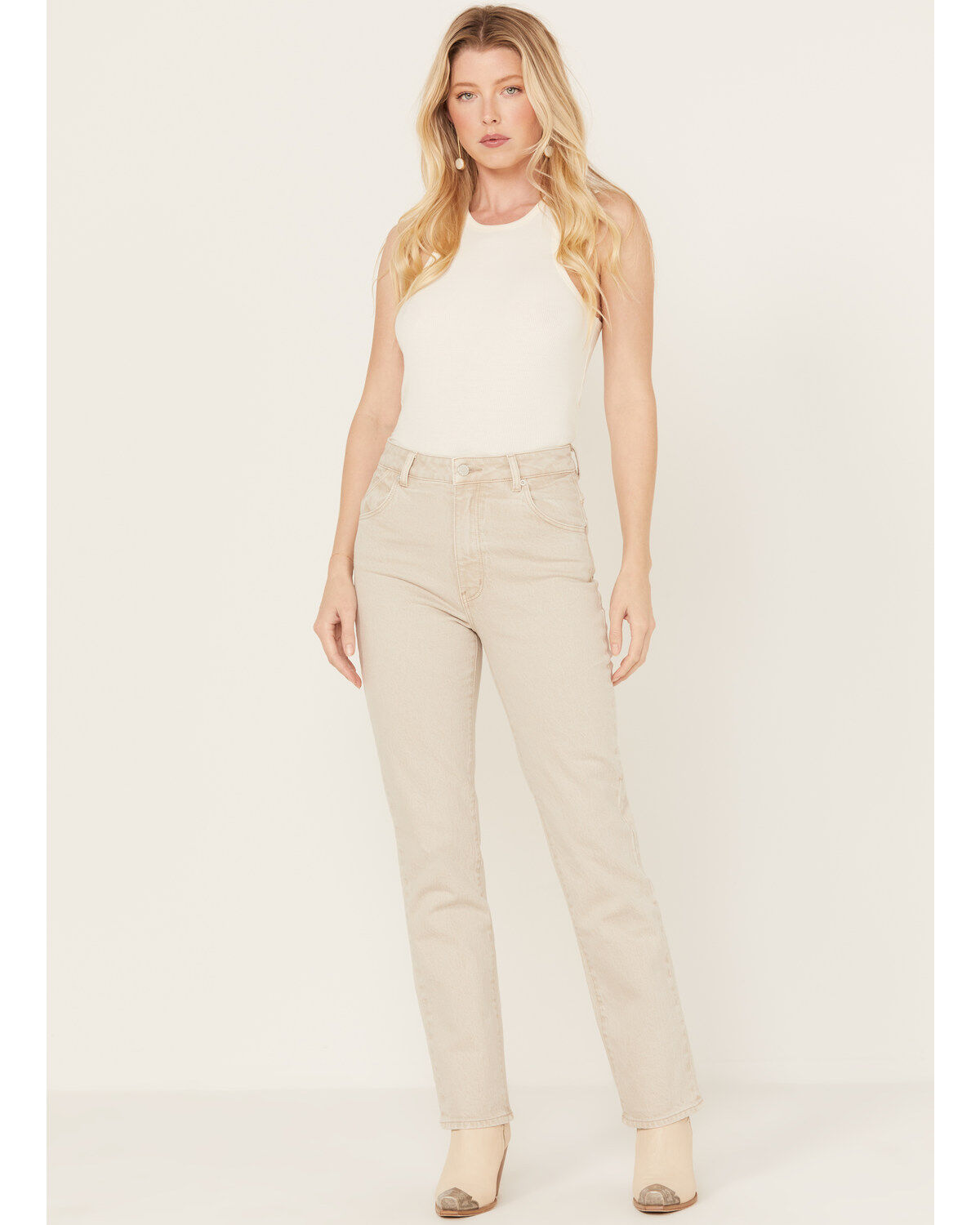 Rolla's Women's High Rise Ankle Straight Jeans
