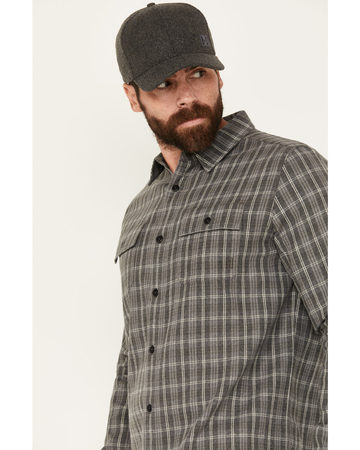 Brothers and Sons Men's Brewster Everyday Plaid Print Long Sleeve Button Down Flannel Shirt