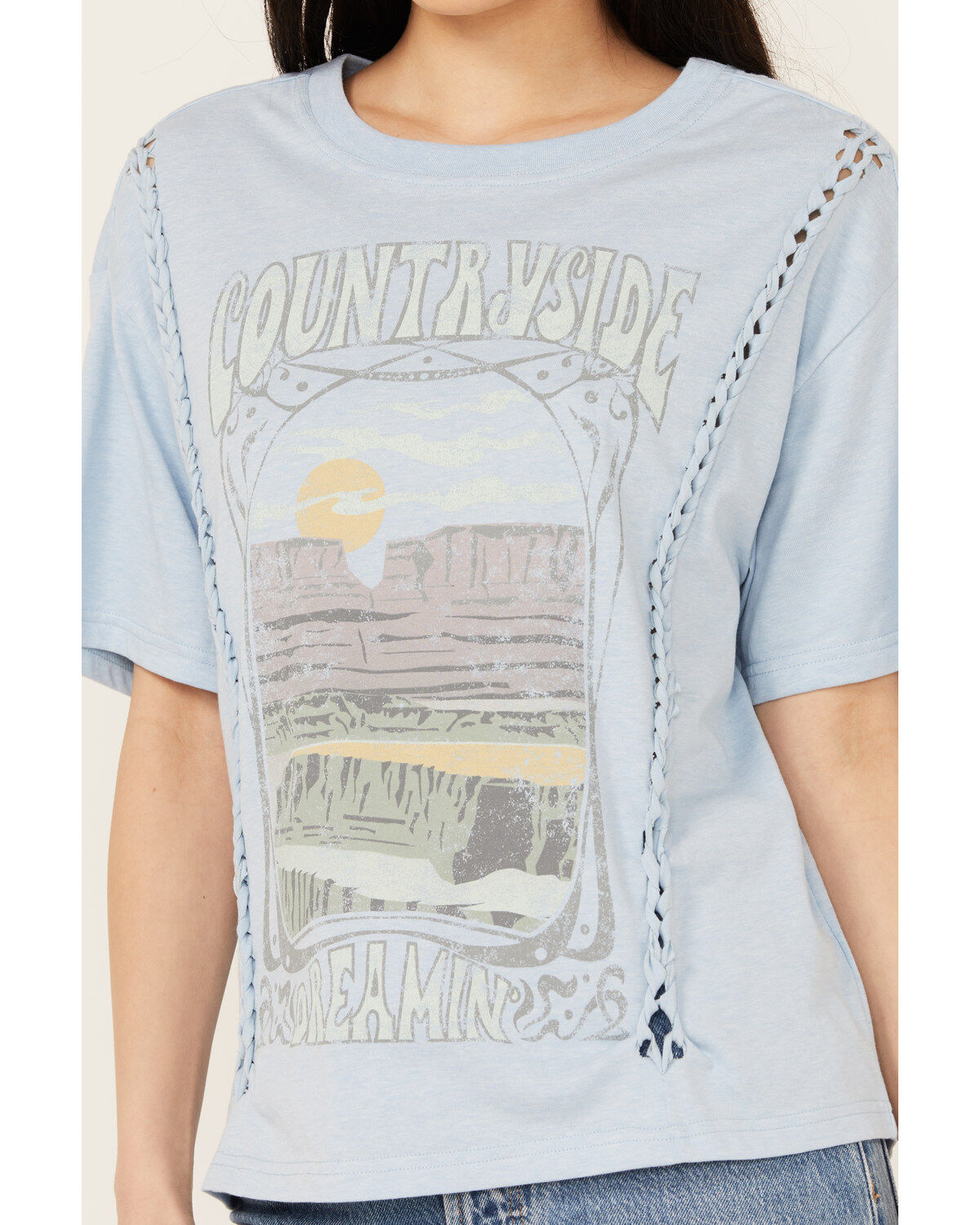 Cleo + Wolf Women's Ariette Short Sleeve Graphic Tee