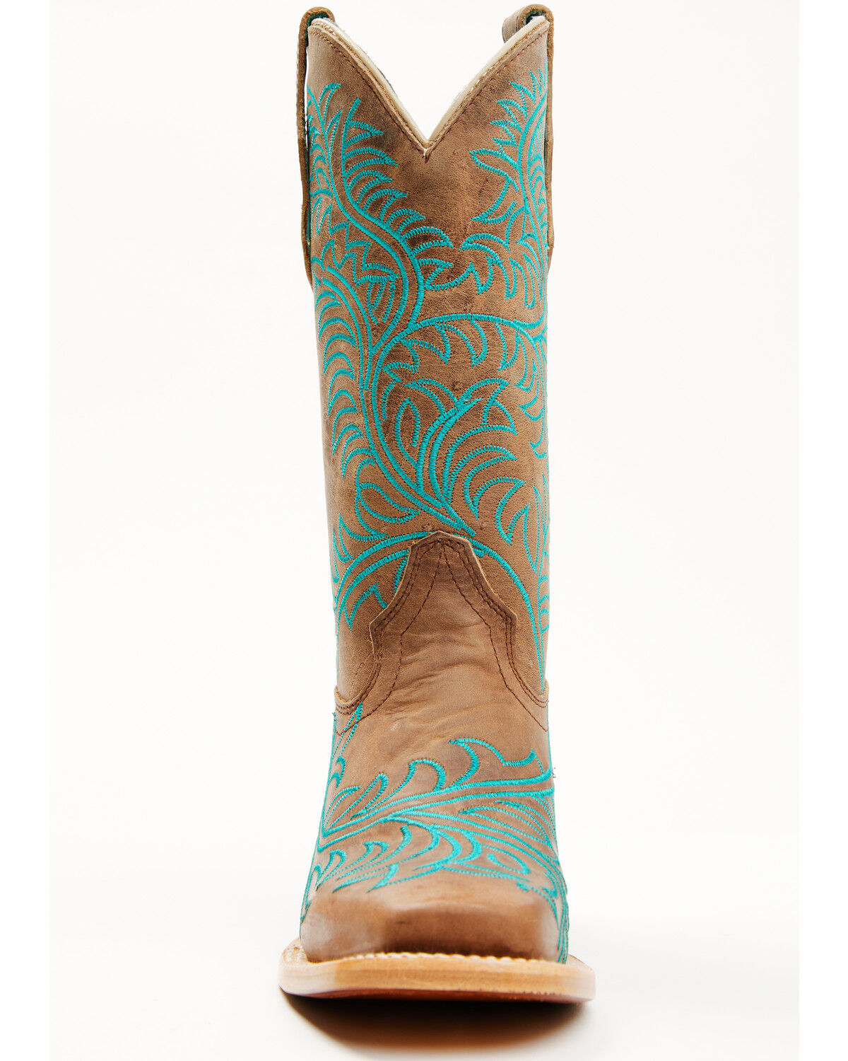 Corral Girls' Embroidered Western Boots - Broad Square Toe