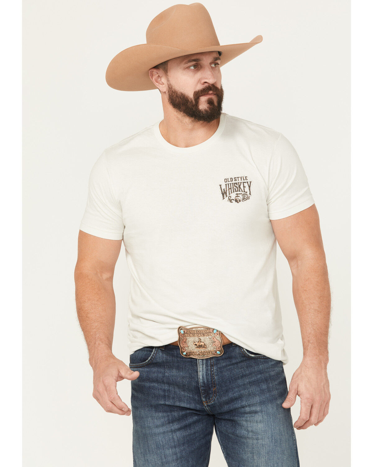 Cody James Men's Whiskey Barrel Short Sleeve Graphic T-Shirt