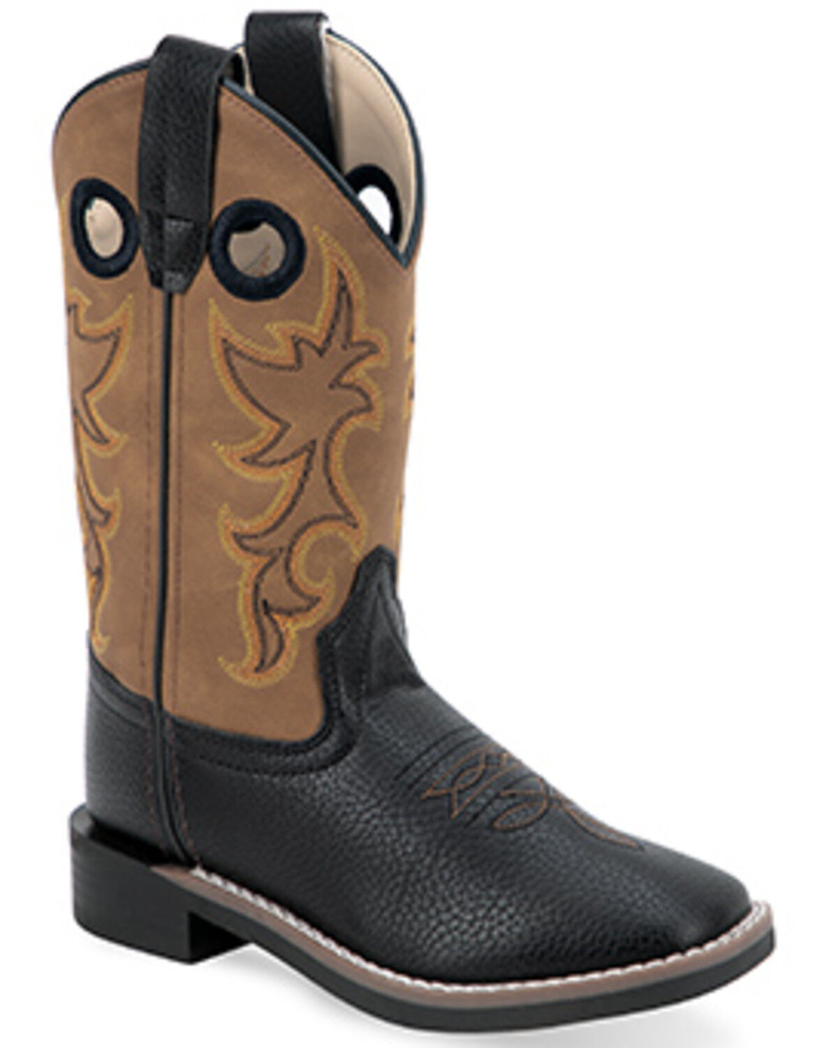 Old West Little Boys' Western Boots - Broad Square Toe