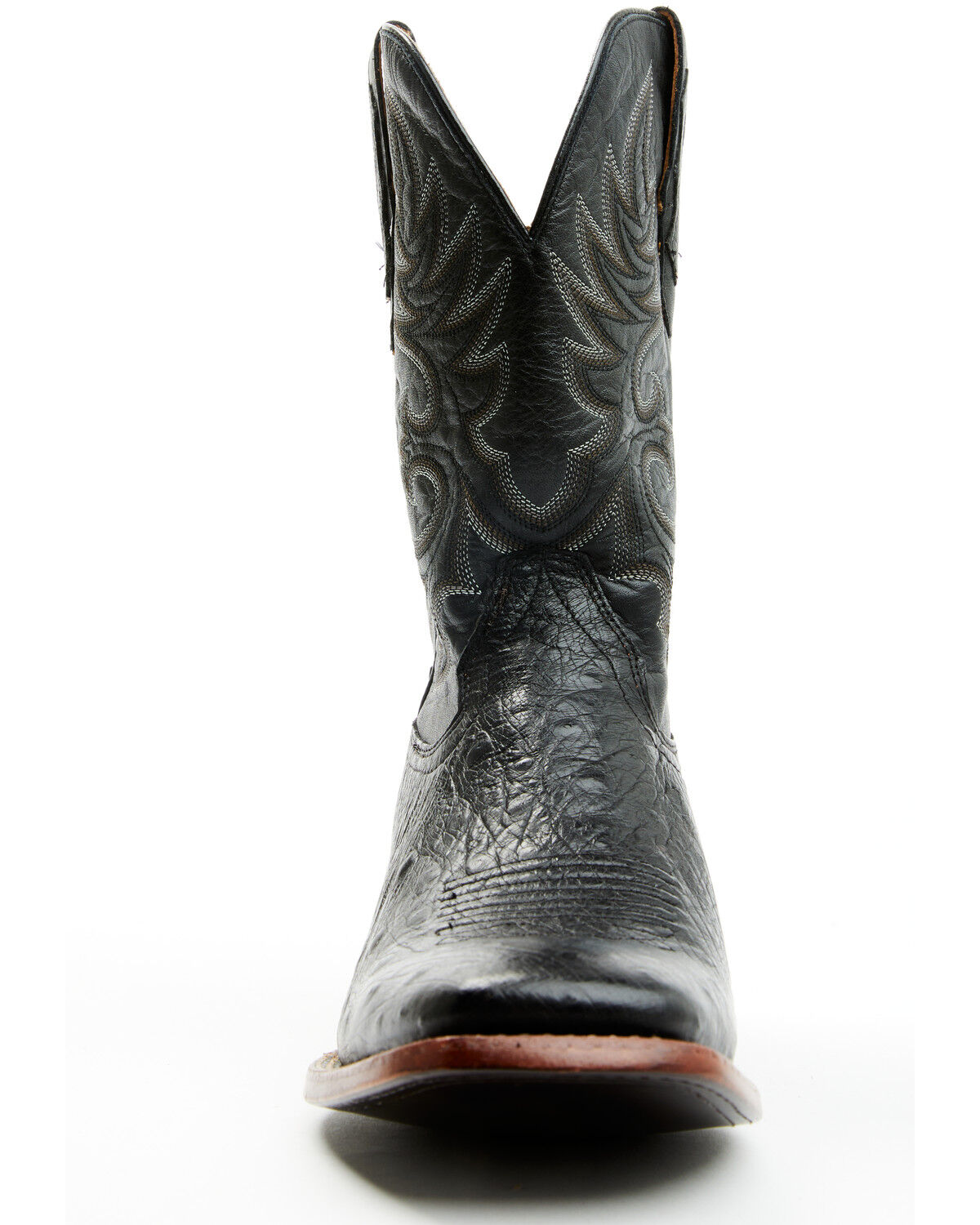 Cody James Men's Exotic Full Quill Ostrich Western Boots - Broad Square Toe