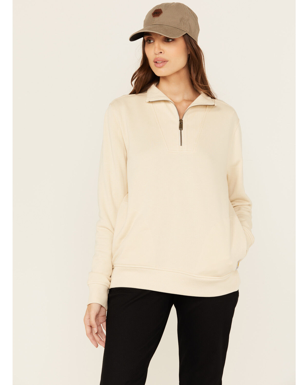 Carhartt Women's Tencel® Fiber Series Relaxed Fit Half-Zip Pullover