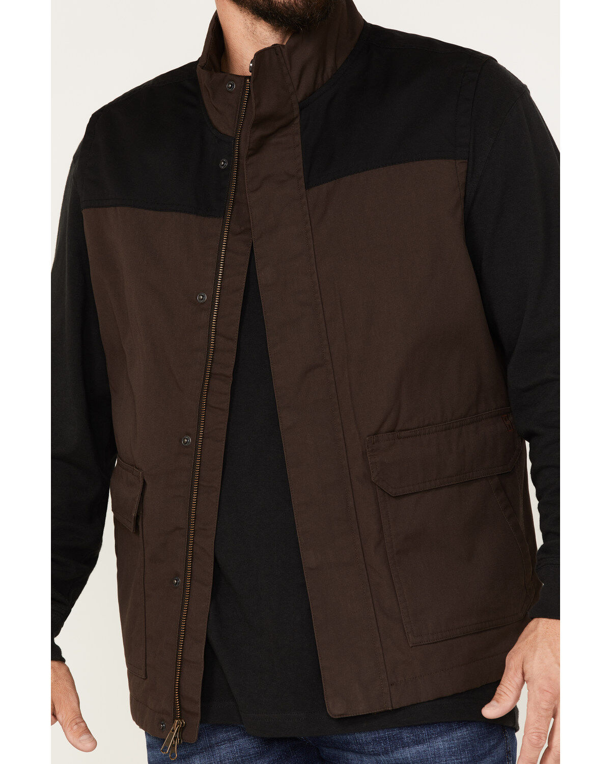 Brothers and Sons Men's Waxed Canvas Field Vest