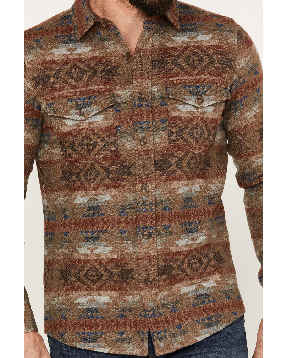 Pendleton Men's LA Pine Button-Down Long Sleeve Western Shirt