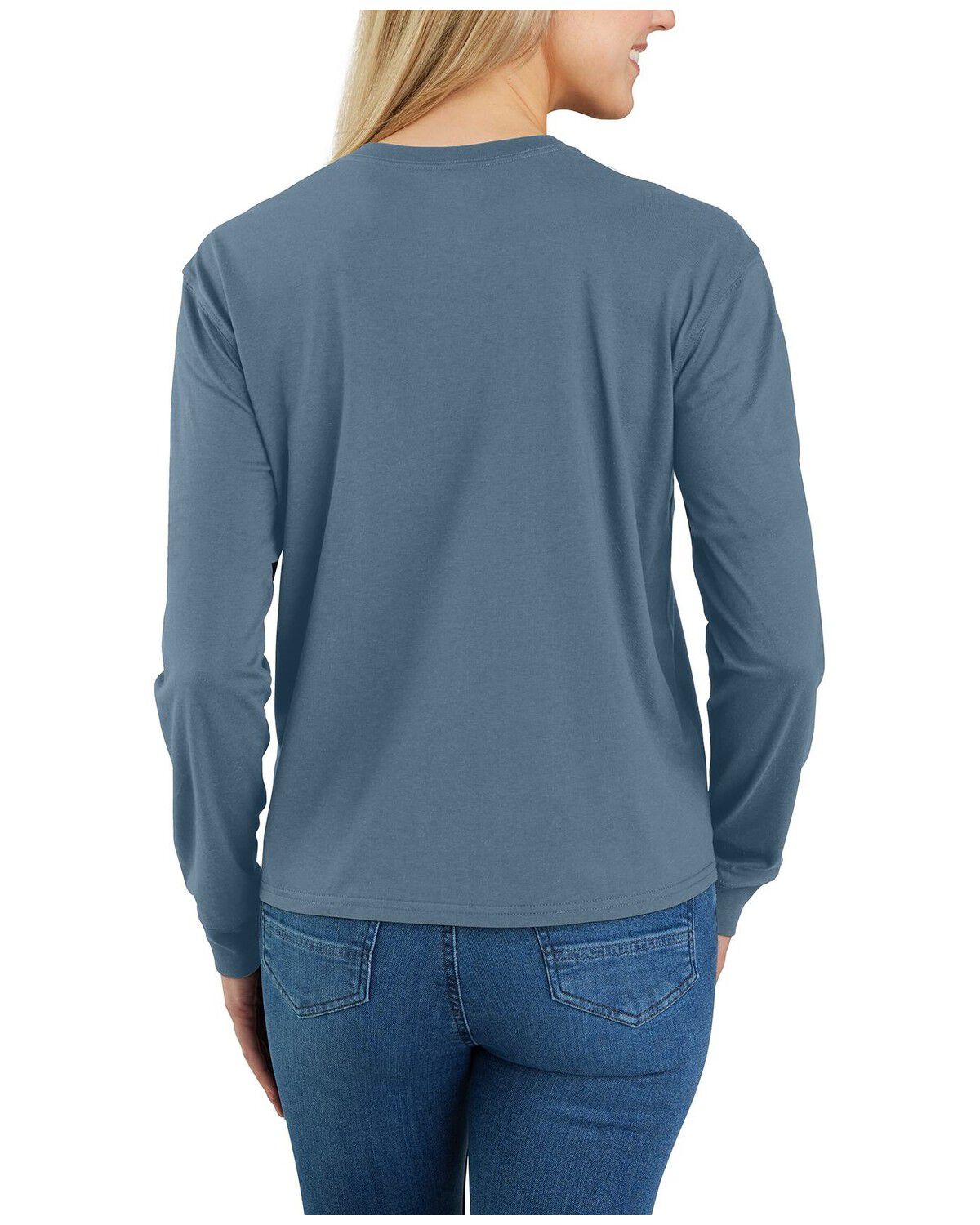 Carhartt Women's TENCEL® Fiber Series Loose Fit Long Sleeve Graphic Pocket Tee