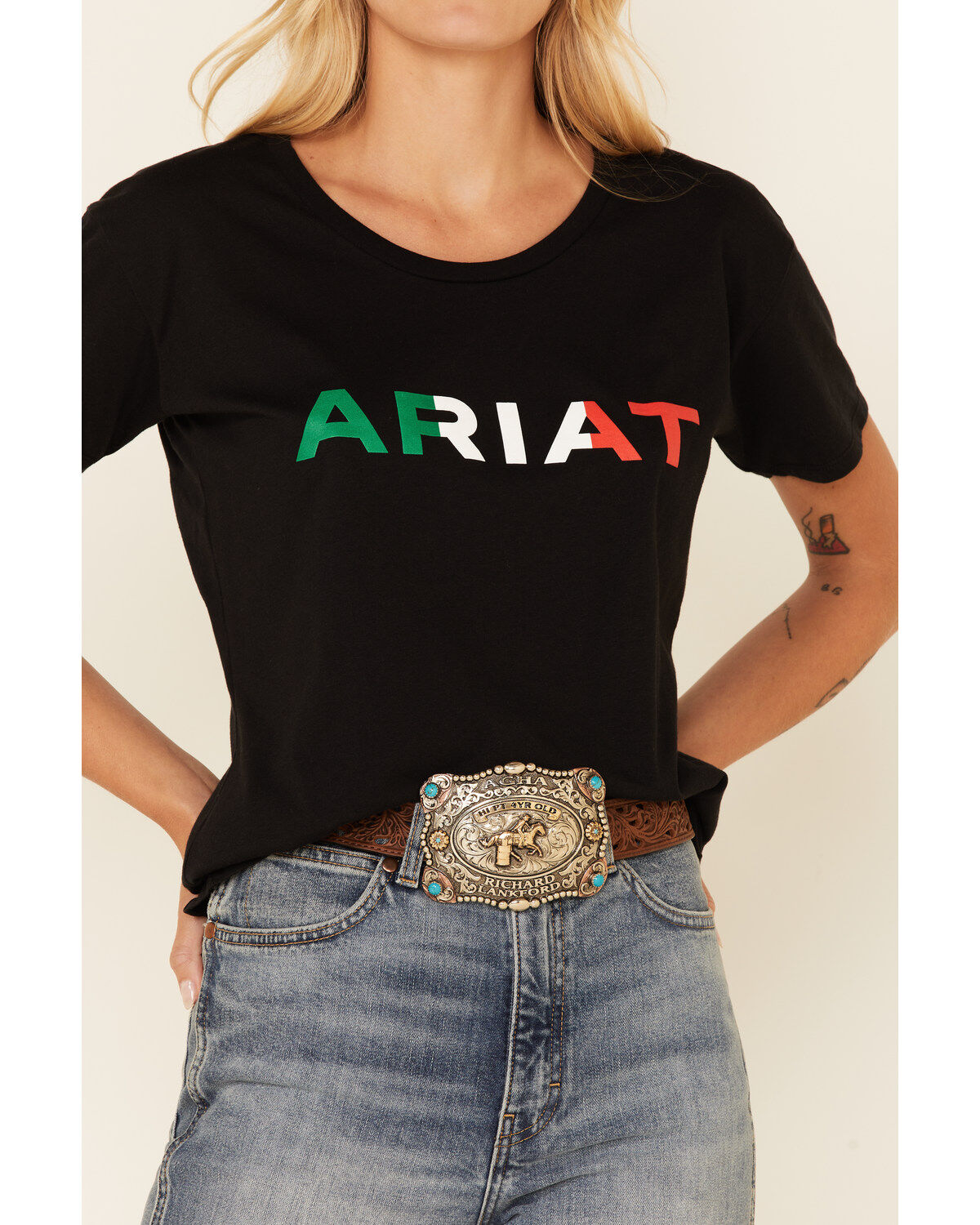 Ariat Women's Viva Mexico Logo Graphic Tee
