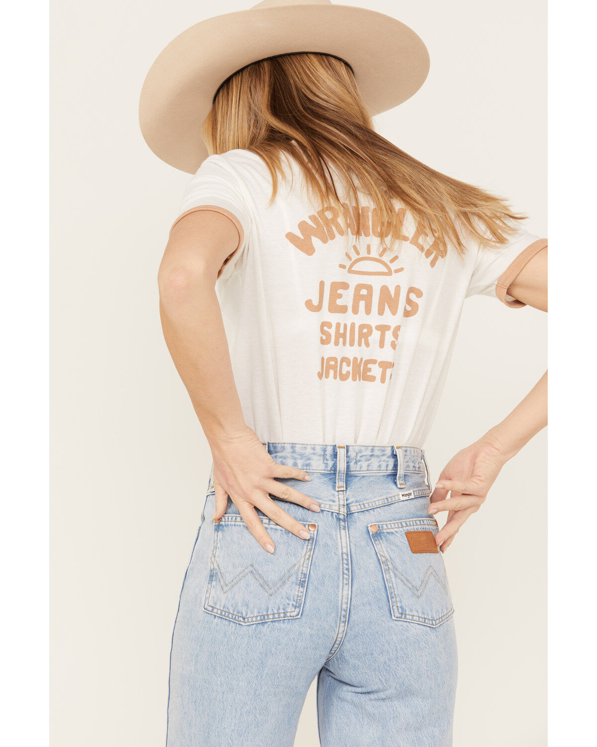 Wrangler Women's Boot Barn Exclusive Sun Graphic Ringer Tee