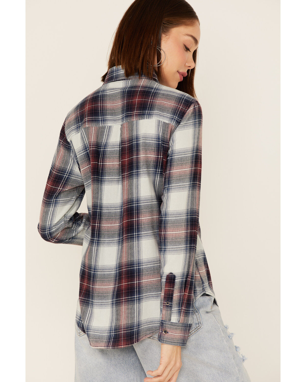 Flag & Anthem Women's Long Sleeve Pocket Button Shirt