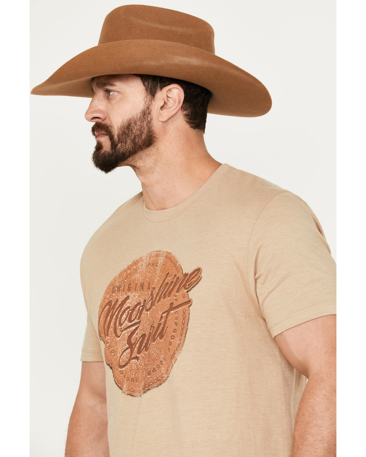 Moonshine Spirit Men's Label Maker Short Sleeve Graphic T-Shirt