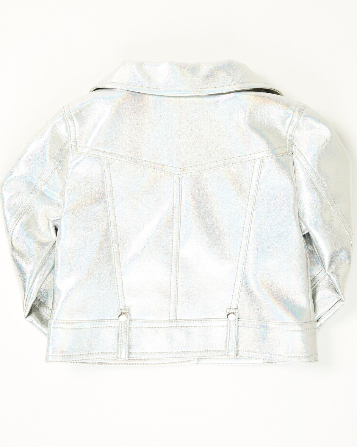 Urban Republic Toddler Girls' Metallic Faux Leather Jacket