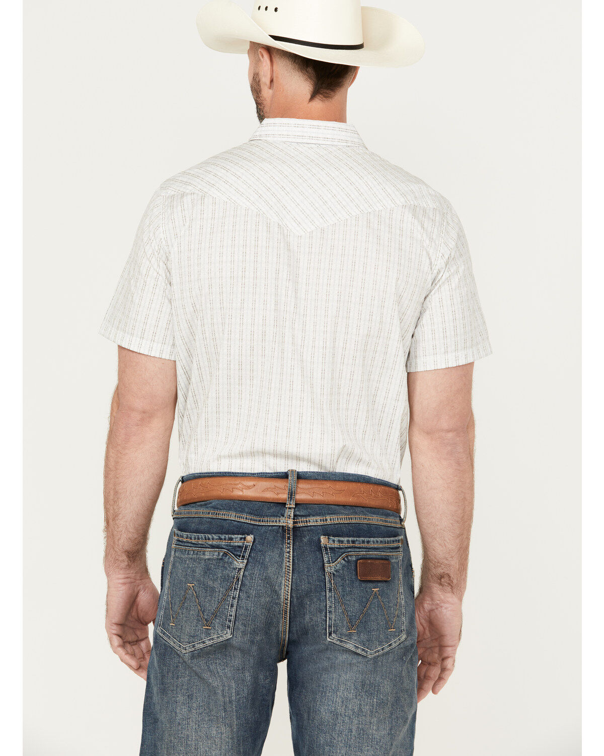 Cody James Men's Plaid Print Short Sleeve Snap Western Shirt