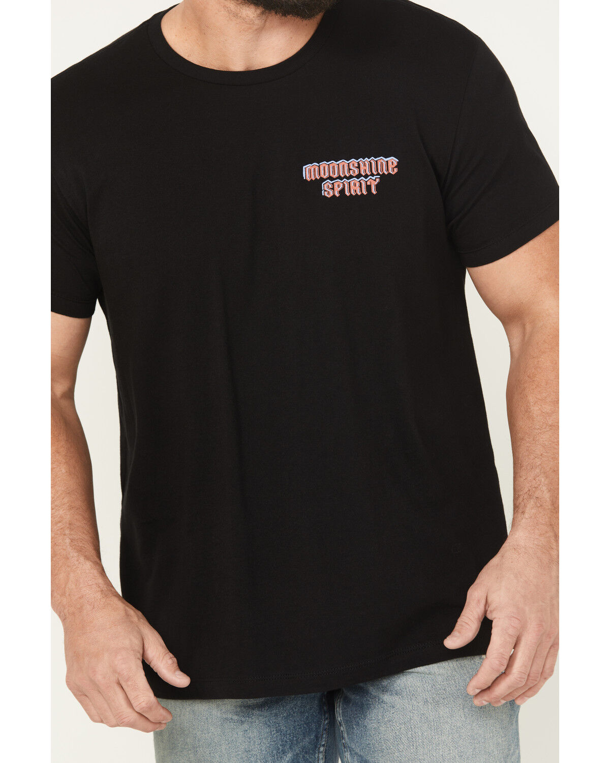 Moonshine Spirit Men's Snake Pit Whiskey Short Sleeve Graphic T-Shirt