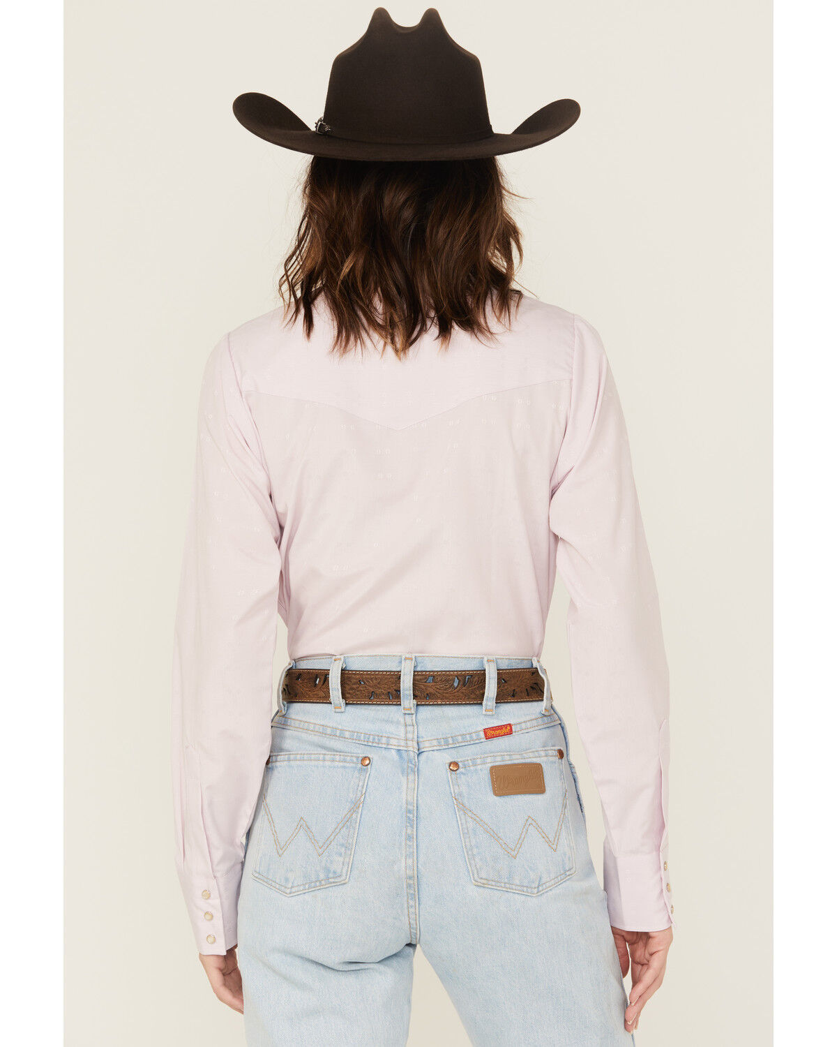 Cowboygirl by Jenna Paulette Women's Solid Long Sleeve Pearl Snap Western Shirt