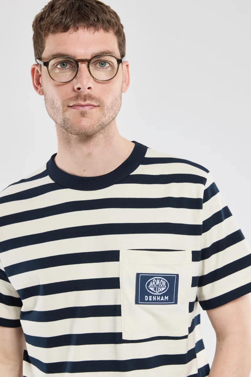 T-shirt rayé Homme - Denham X Armorlux