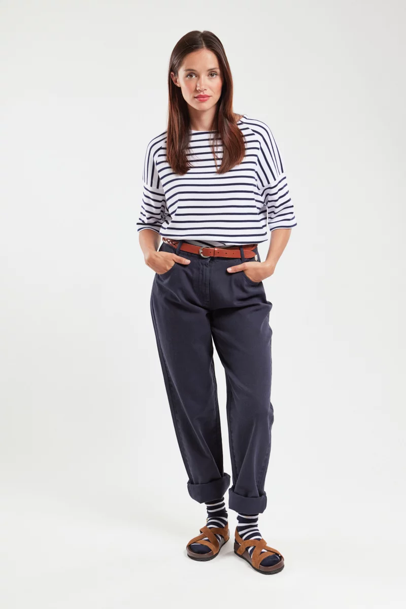 Pantalon droit - coton et lyocel | Seal