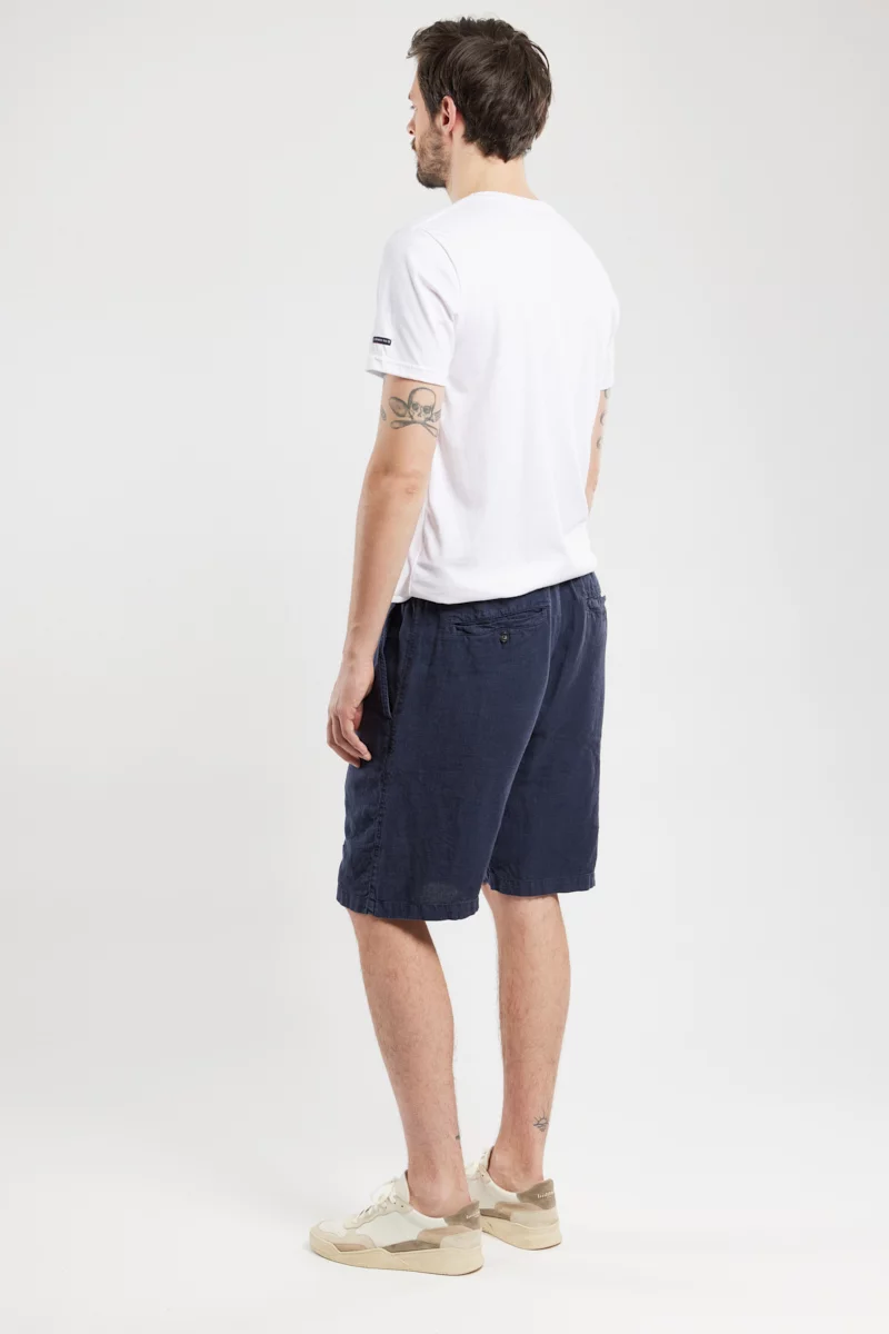 Short élastique - lin