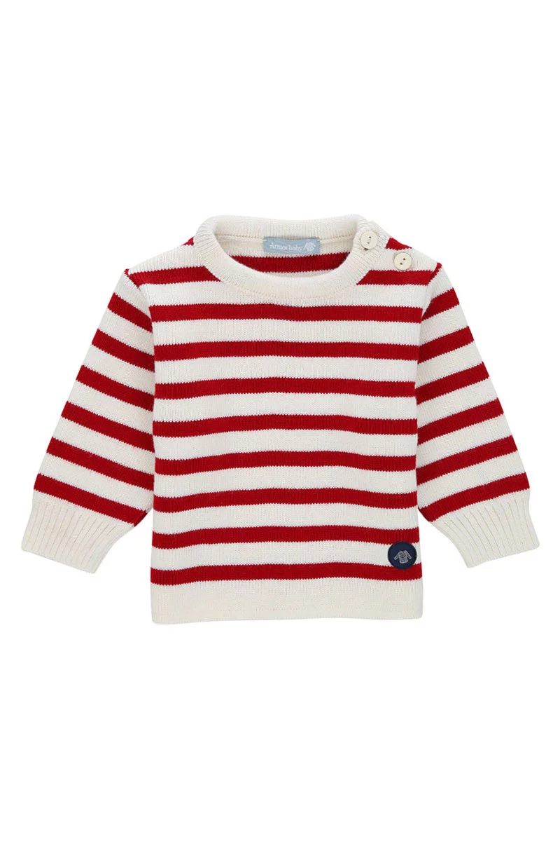 Pull marin rayé