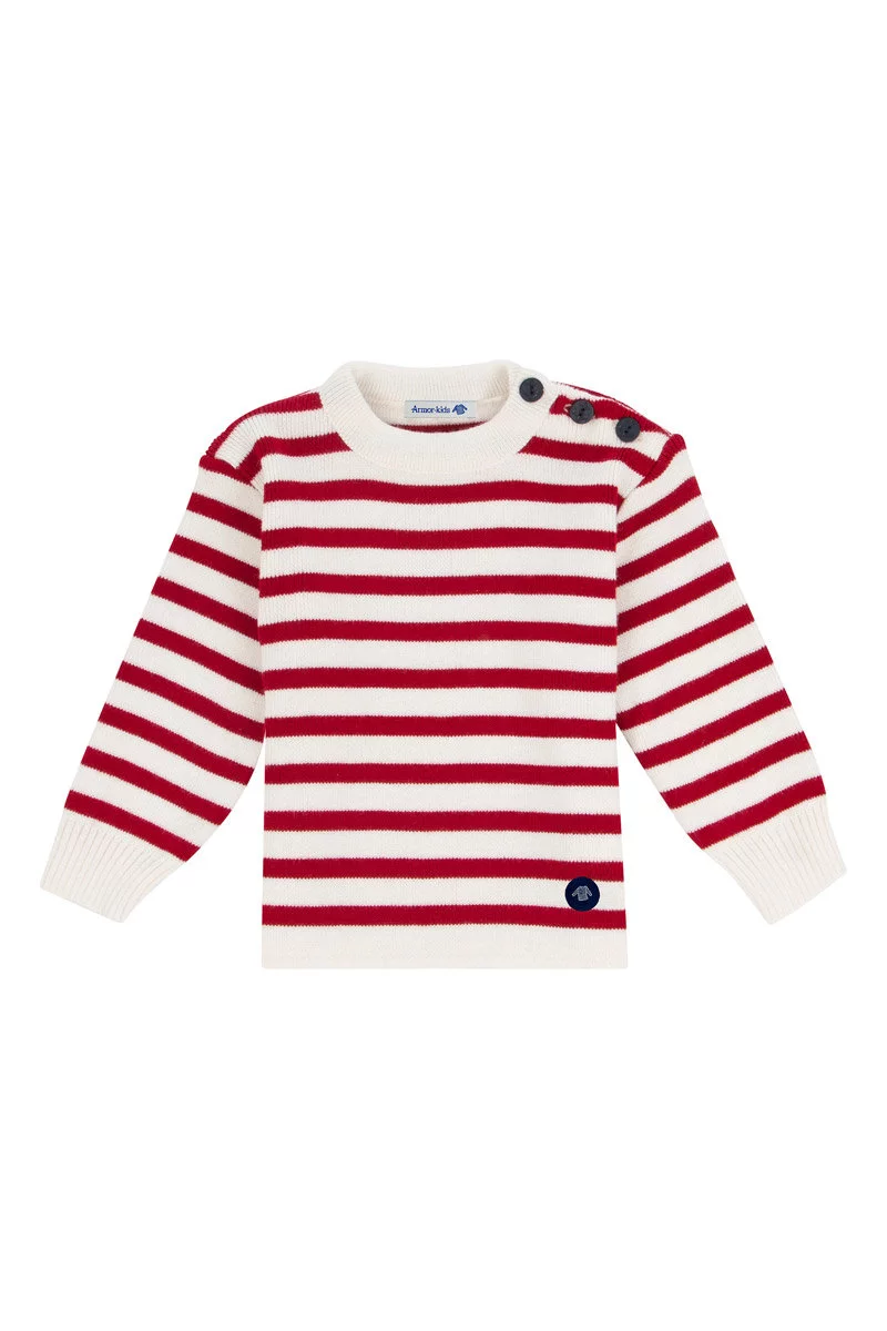 Pull marin rayé