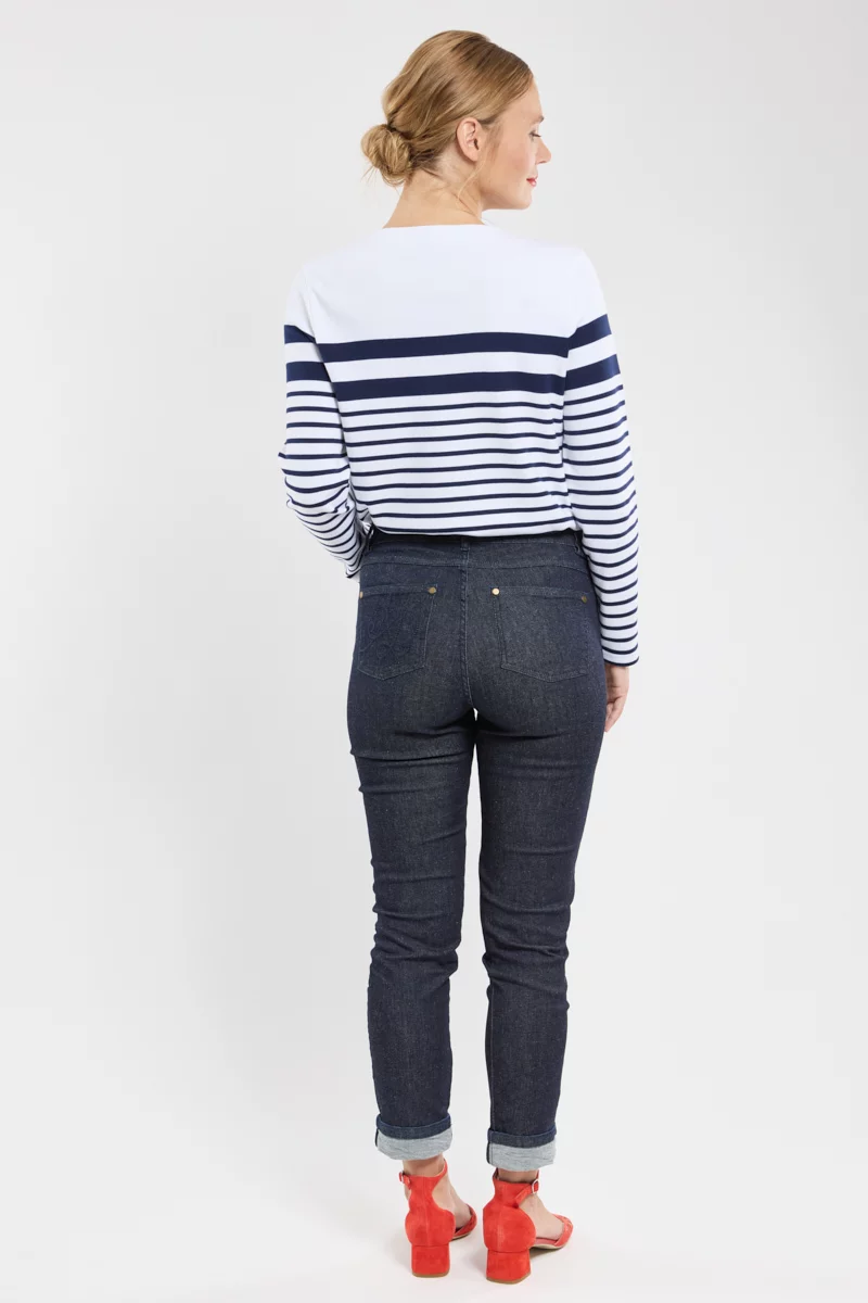 Jean 7/8 coupe slim - coton