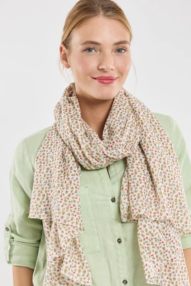 Foulard motifs géométriques JORDY | PRALINE
