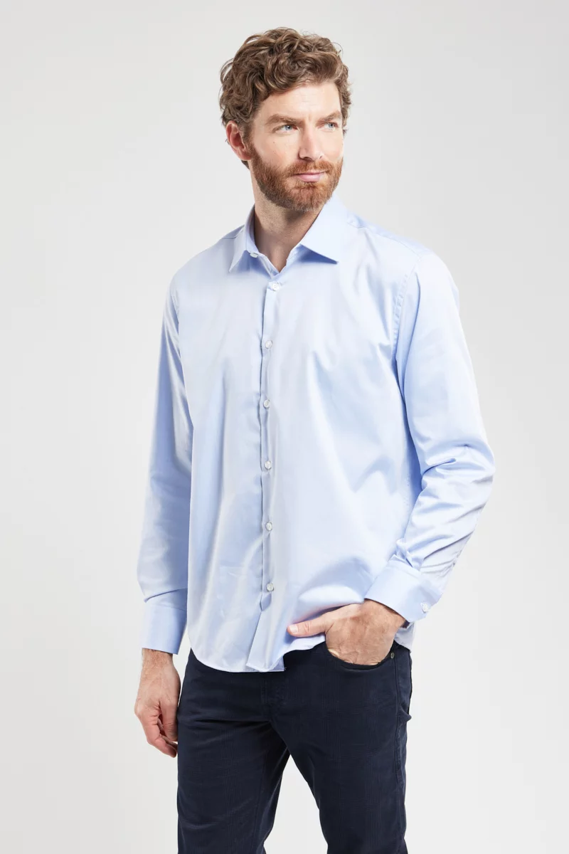 Chemise unie - coton