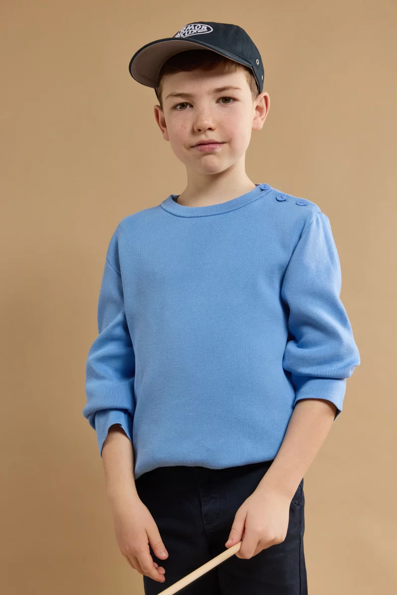 Pull marin uni Kids - coton