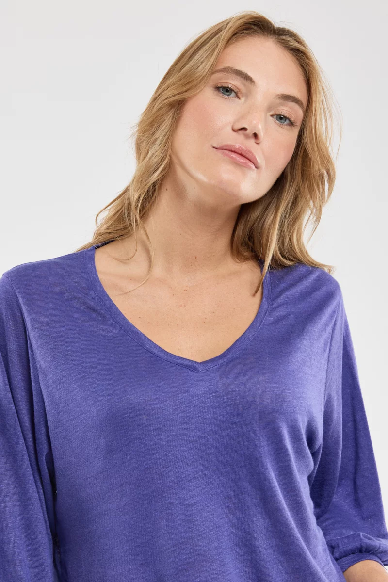 T-shirt manches 3/4 Mahaut | Navy Blue