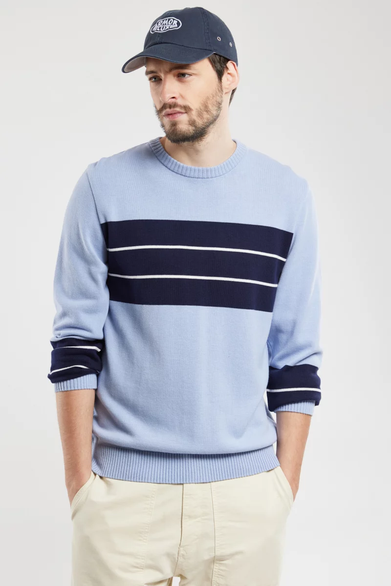 Pull bicolore - coton