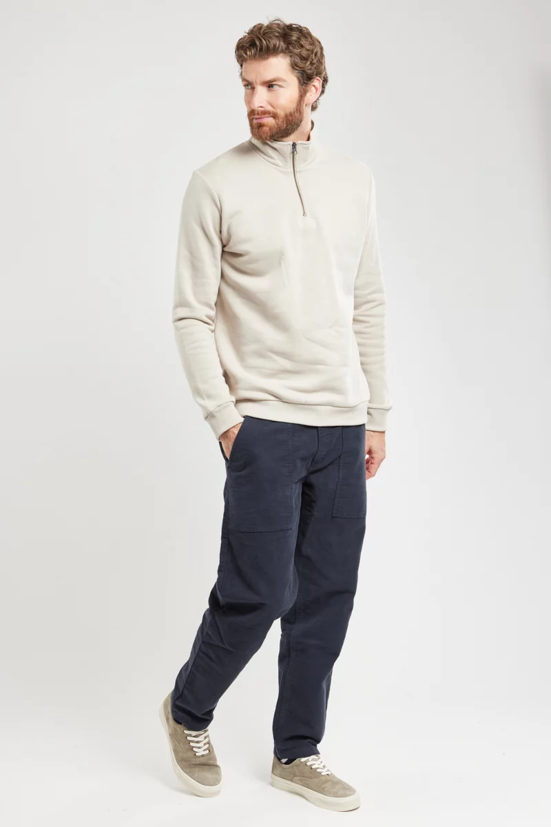 Sweat col montant TAKIN - coton biologique | ARGILE