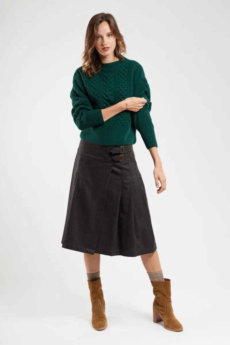La jupe kilt Armor-lux X Nolwenn Faligot
