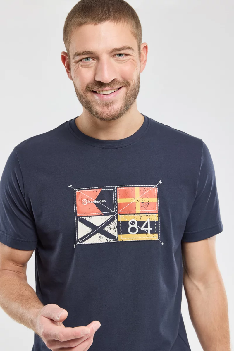 T-shirt VICENTE - coton | NAVY