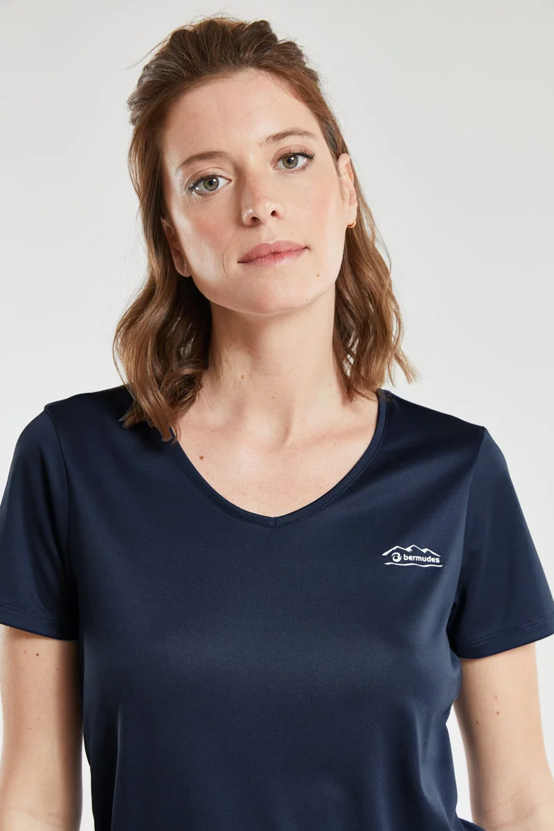 T-shirt CLERVY - polyester recyclé | NAVY