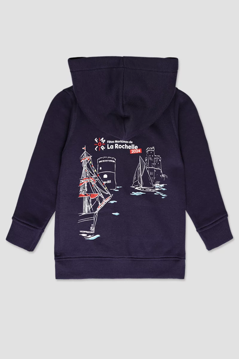 Sweat zippé