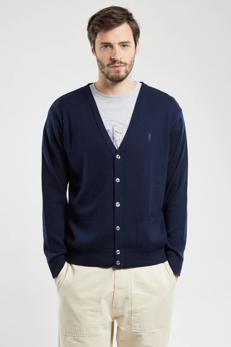 Gilet boutonné - coton