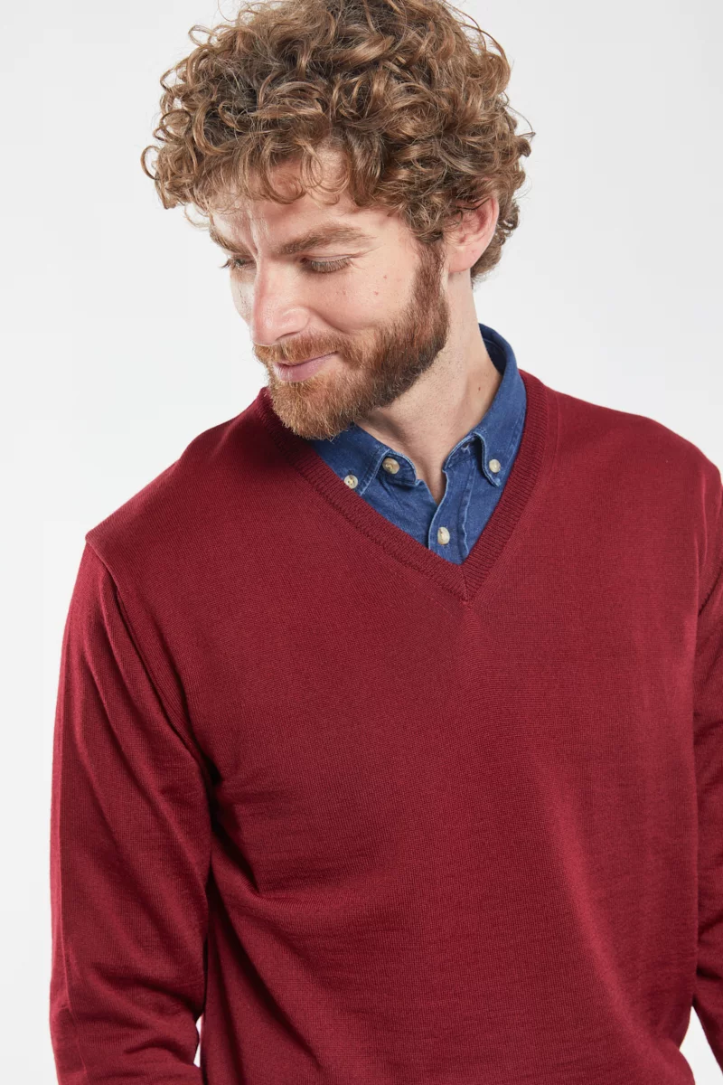 Pull col V Bérac | BORDEAUX