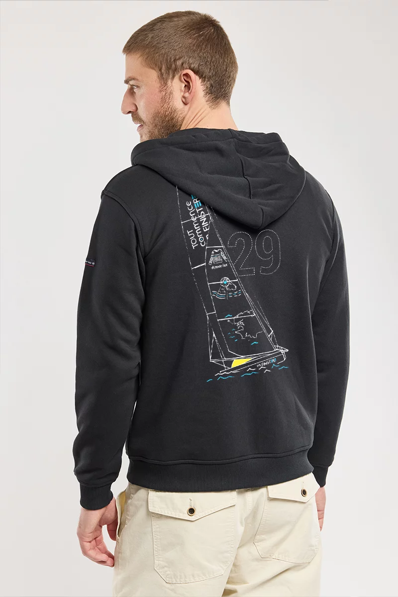 Sweat zippé
