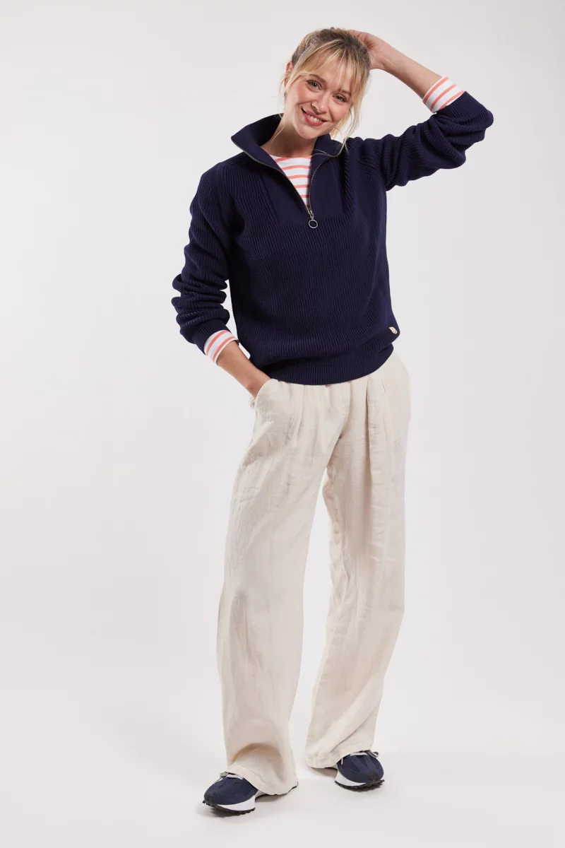 Pull col camionneur - coton