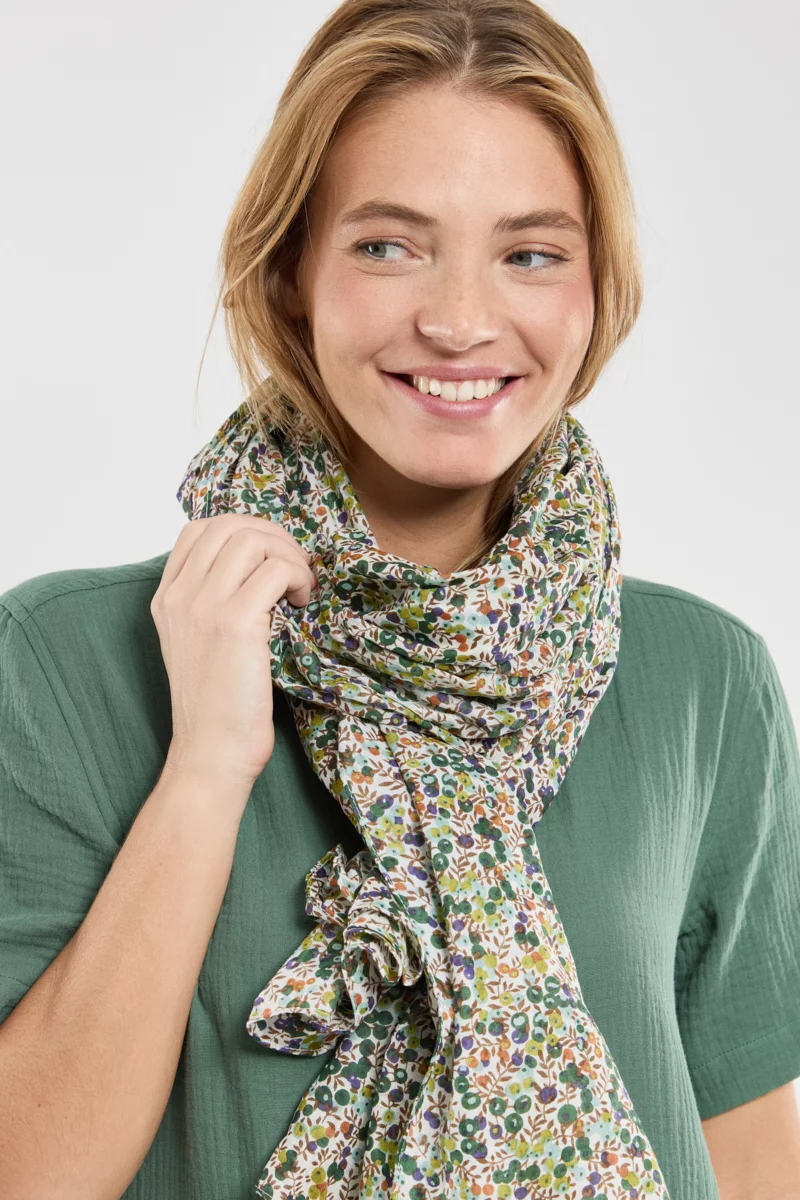 Foulard à imprimés JAUSTRA