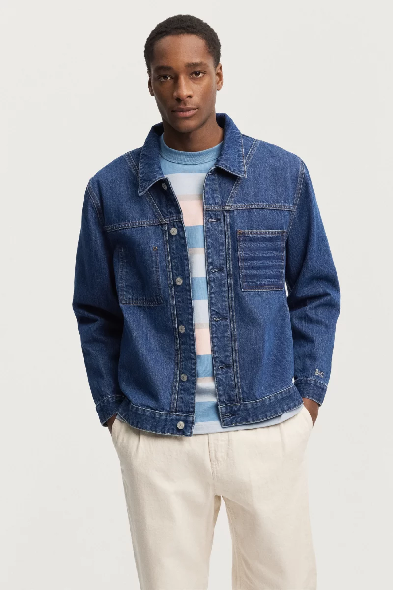 Veste en jean - Denham X Armor-lux
