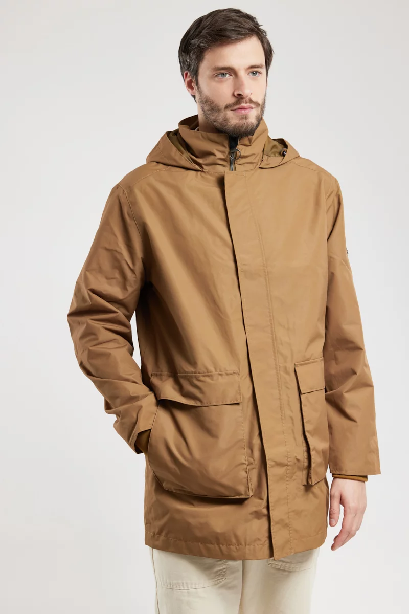 Parka longue imperméable HIGHSTREET | TABAC