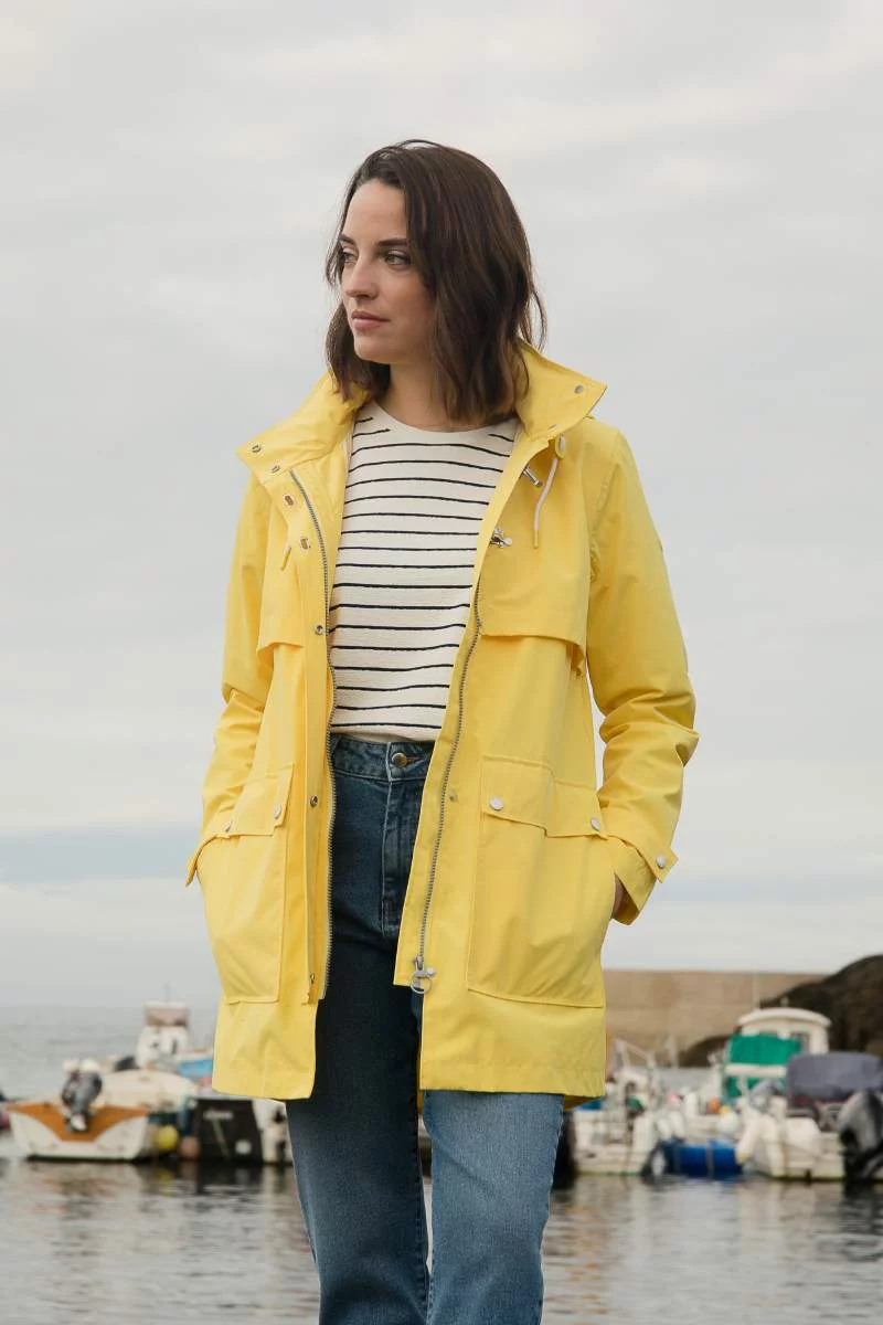 Parka mi-longue BAIX | JAUNE